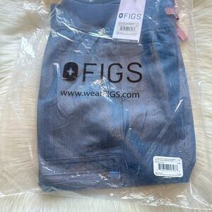 Figs New Yola Heather Denim. Small Petite.